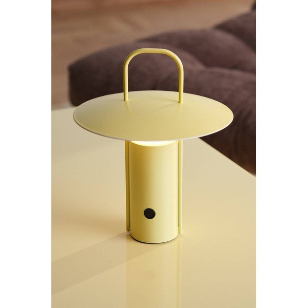 Dzeltena metāla LED galda lampa ar regulējamu spilgtumu (augstums 24 cm) Venna – Jotex-image-1