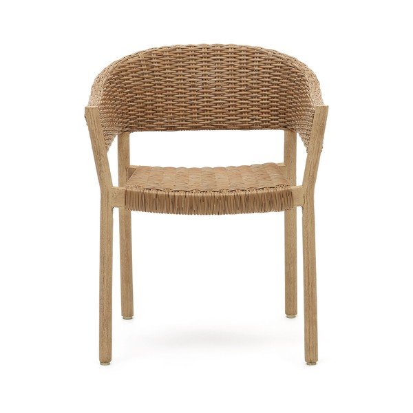 Dabīga toņa masīvkoka dārza krēsls Pola – Kave Home-image-4