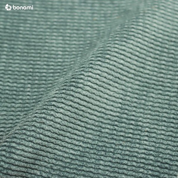 Gaiši zila polsterēta vienvietīga gulta ar redelēm 90x200 cm Barker – Ropez-image-1