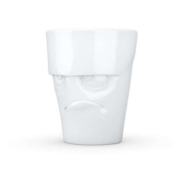 Balta porcelāna krūze ar rokturi 58products Angry-image-3