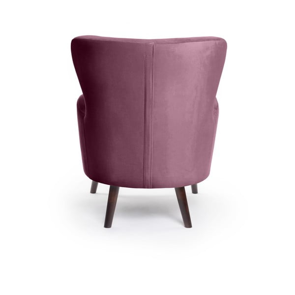 Violets samta atpūtas krēsls ar atzveltni Noemye – Bonami Selection-image-4