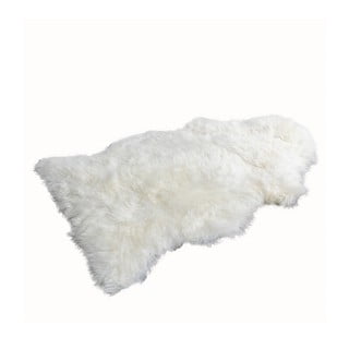 Balts aitādas paklājs Native Natural Sheep, 60 x 120 cm