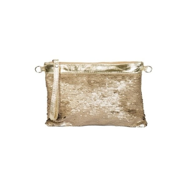 Zelta ādas somiņa Renata Corsi Glamour