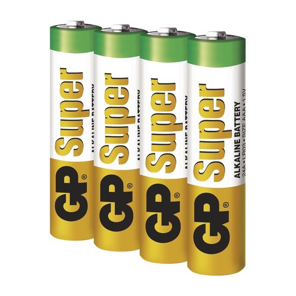 4 sārmu baterijas komplektā GP Super AAA - EMOS-image-2