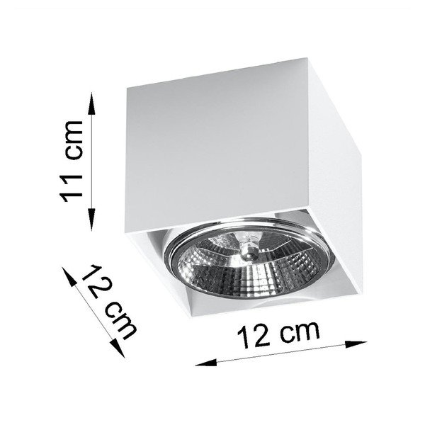 Balta griestu lampa Sollux Jerry-image-2