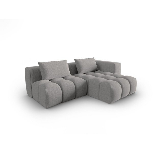 Pelēks stūra dīvāns (ar labo stūri/ar zvilni) Verona – Cosmopolitan Design