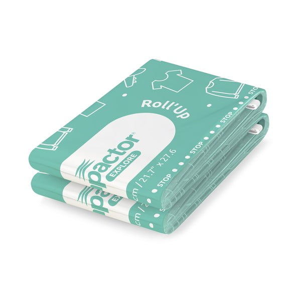 Vakuuma maisi apģērbam (2 gab.) Roll Up L – Compactor-image-2