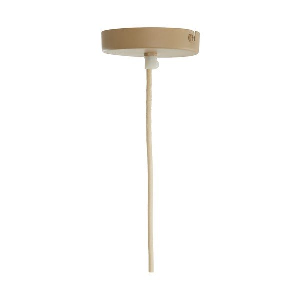 Krēmkrāsas piekaramā lampa ar auduma abažūru Mirelys – Light & Living-image-3