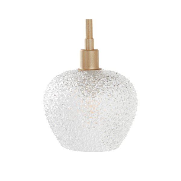 Zelta krāsas stikla piekaramā lampa ø 15 cm Frost – Jotex