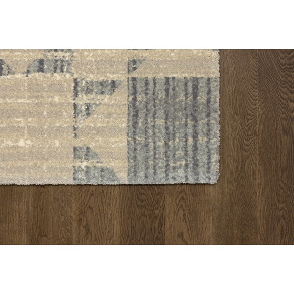 Bēšs vilnas paklājs 170x240 cm Frotage beige – Agnella-image-3