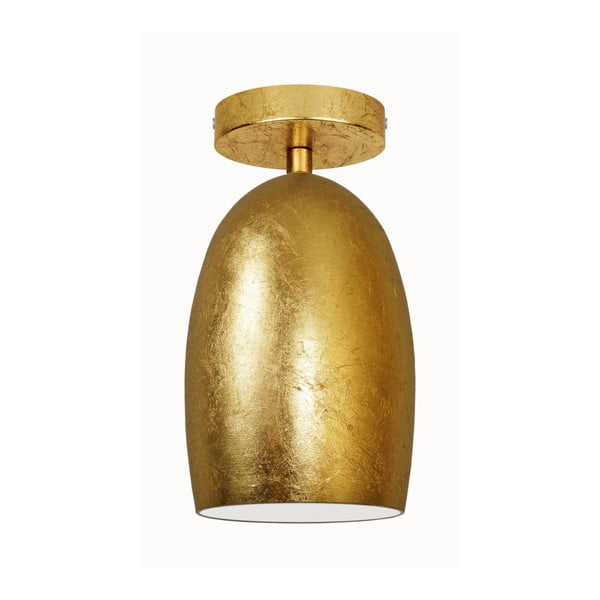 Griestu lampa zelta krāsā Sotto Luce UME Cast, ø 14 cm