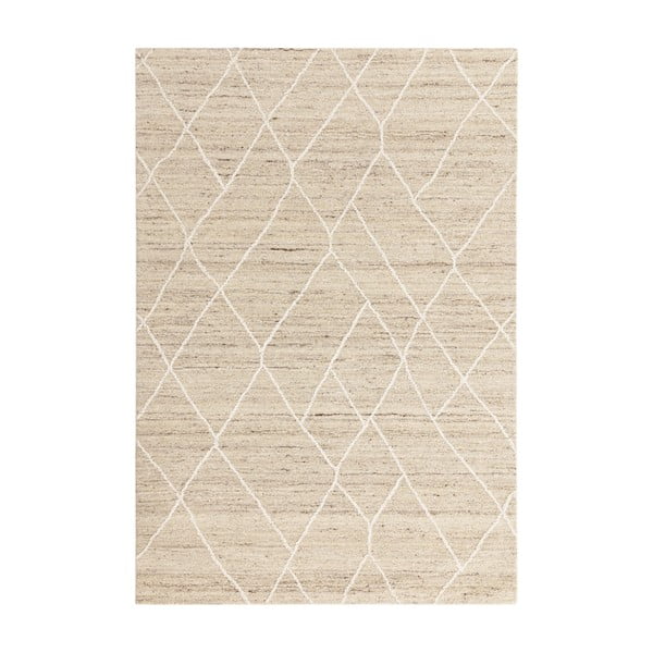 Dabīga toņa vilnas paklājs 120x170 cm Noah – Asiatic Carpets