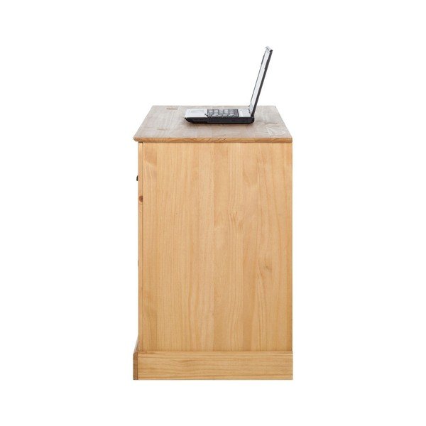 Støraa Tommy dabiskās priedes darba galds ar 2 durvīm-image-2