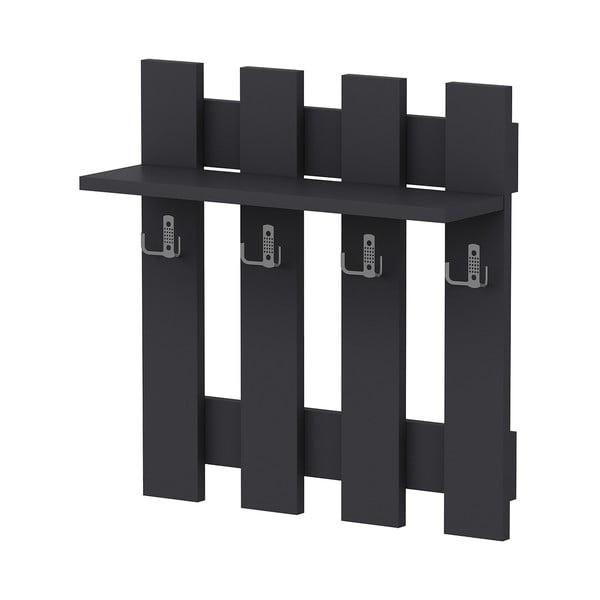 Melns sienas pakaramais Utica – Kalune Design-image-2