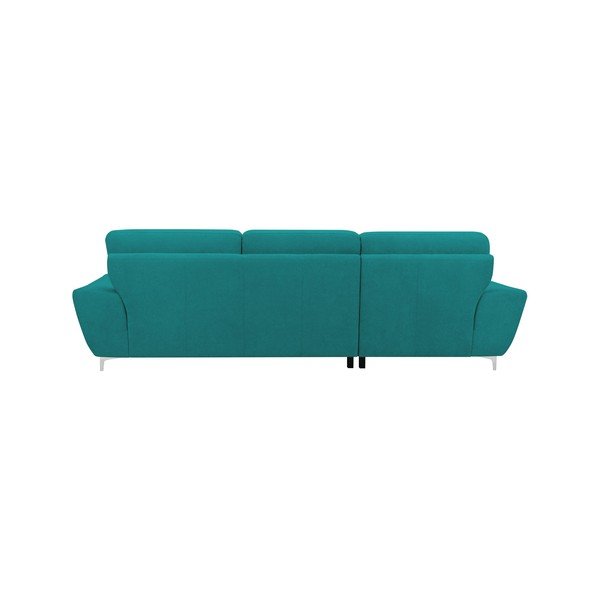 Tirkīza krāsas Windsor & Co Dīvāni Omega stūra dīvāns, labais stūris-image-2