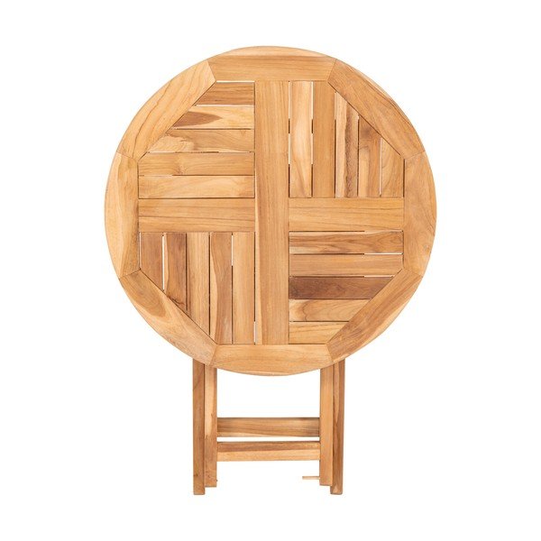 Dārza pusdienu galds no tīkkoka Bonami Essentials Oviedo, diametrs 70 cm-image-4