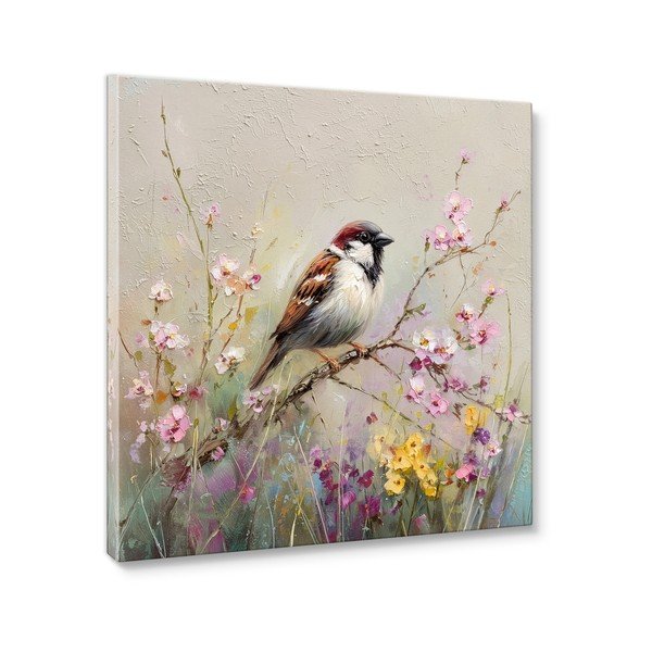 Drukāta glezna uz audekla 32x32 cm Sparrow – Styler-image-3