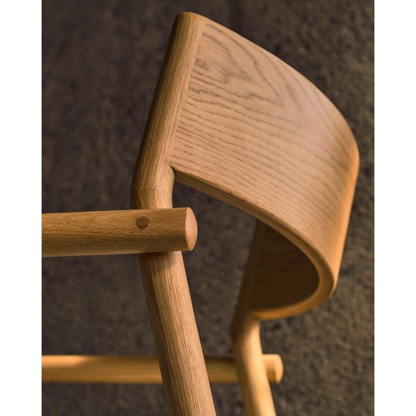 Bēšs/dabīga toņa pusdienu krēsls Falconera – Kave Home-image-3