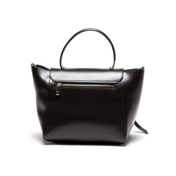 Isabella Rhea 394 Nero ādas rokassomiņa-image-1
