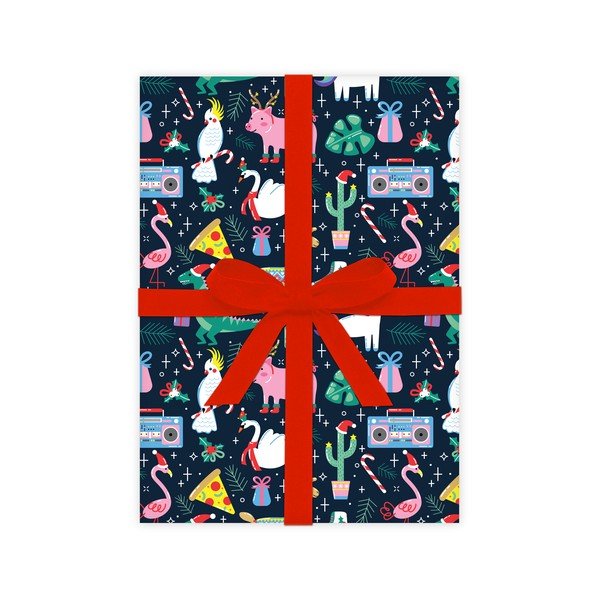 5 dāvanu papīra loksnes eleanor stuart Crazy Christmas, 50 x 70 cm-image-2