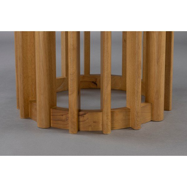 Apaļš ēdamgalds ar ozolkoka imitācijas galda virsmu ø 120 cm Barlet – Dutchbone-image-2