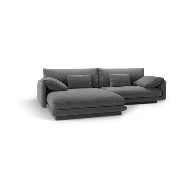 Tumši pelēks stūra dīvāns (ar kreiso stūri) Torino – Micadoni Home-image-2