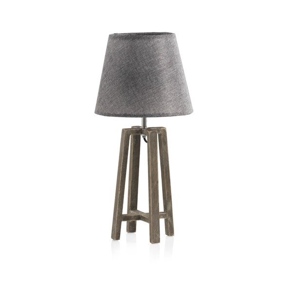 Pelēka galda lampa Geese Shine