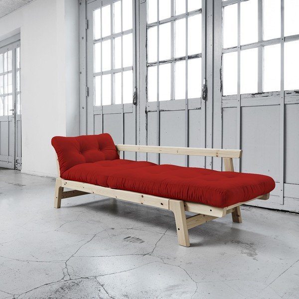 Dīvāns gulta Karup Step Natural/Red-image-3