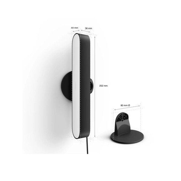 LED viedā galda lampa 7 W Play – Philips Hue-image-3