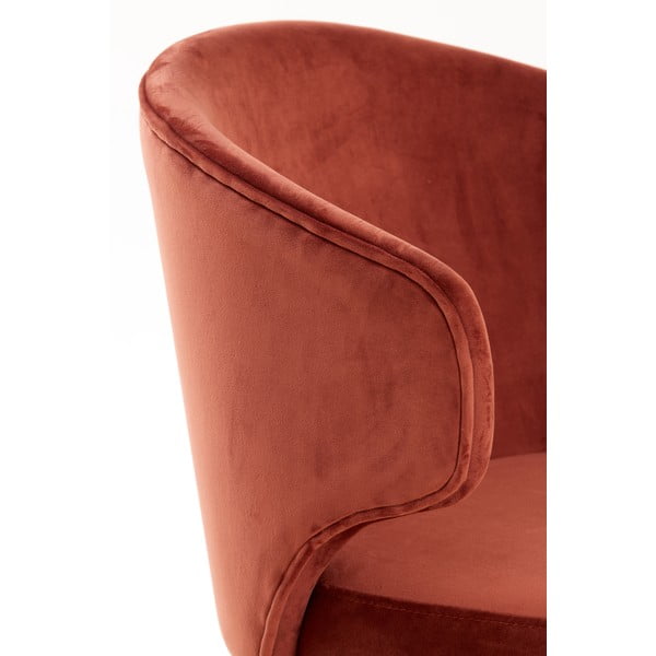 Gaiši sarkani polsterēti ēdamistabas krēsli (2 gab.) Kosaka – Light & Living-image-2