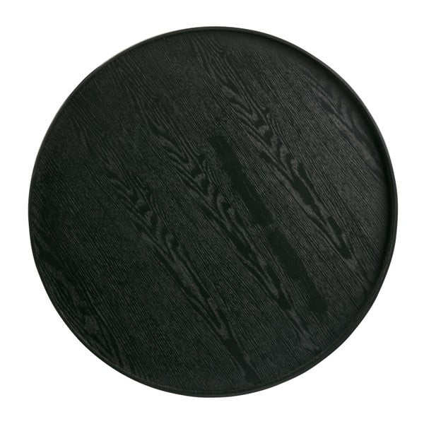 Melna paplāte WOOOD Mesa, Ø 60 cm-image-2