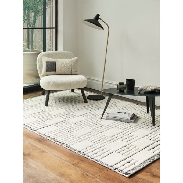 Bēšs vilnas paklājs 170x120 cm Empire – Asiatic Carpets-image-2