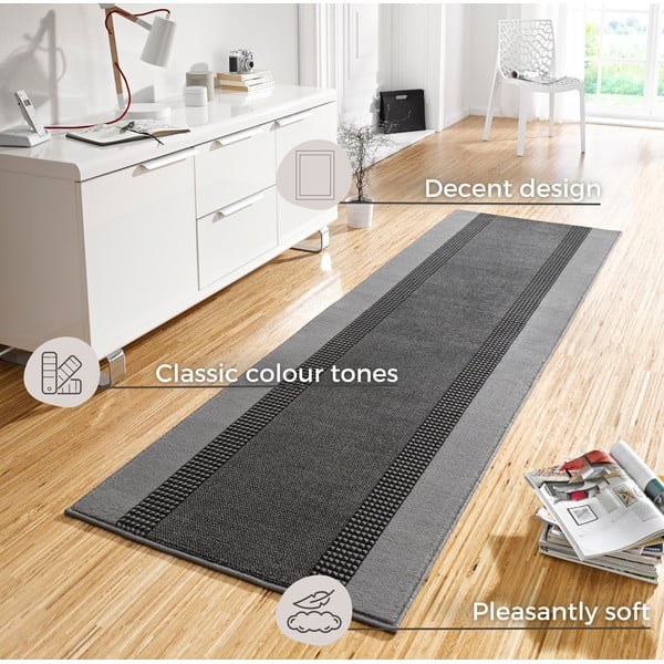 Pelēks paklājs Hanse Home Basic, 80 x 200 cm-image-4