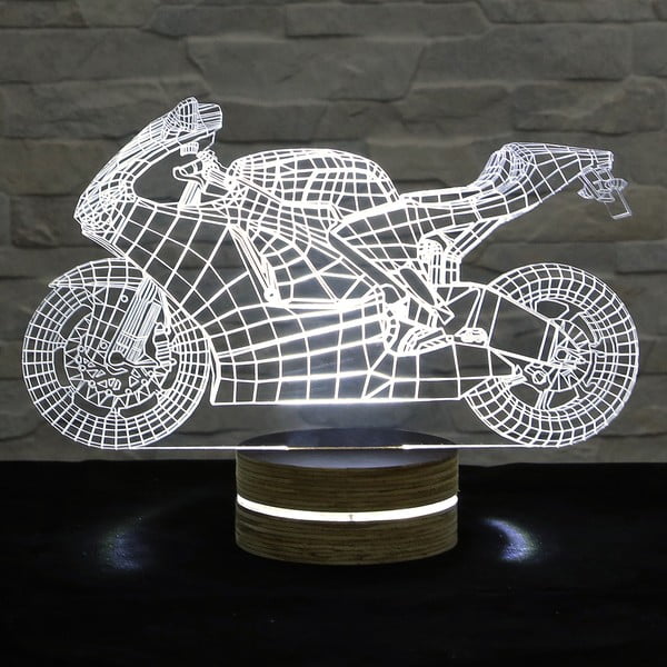 3D galda lampa Moto