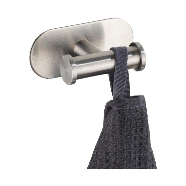 Dubults sienas āķis no matēta nerūsējošā tērauda Wenko Turbo-Loc® Orea-image-4