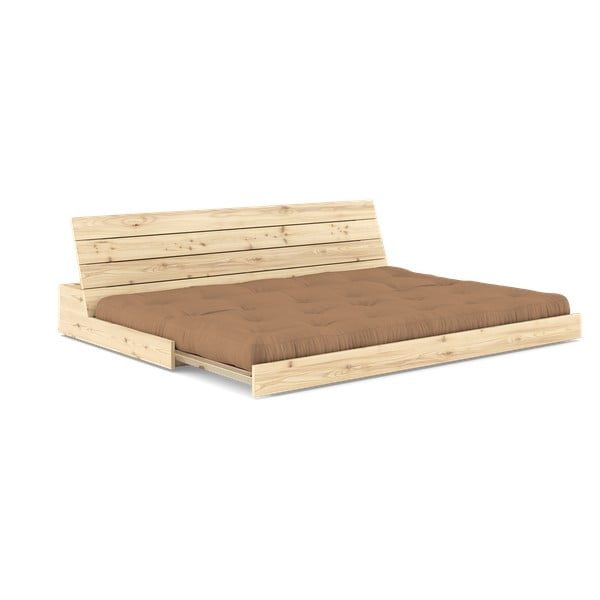 Brūns izvelkamais dīvāns 196 cm Base – Karup Design-image-4