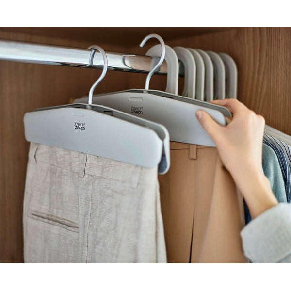 Bikšu plastmasas drēbju pakaramie (2 gab.) Orderly – Joseph Joseph-image-1