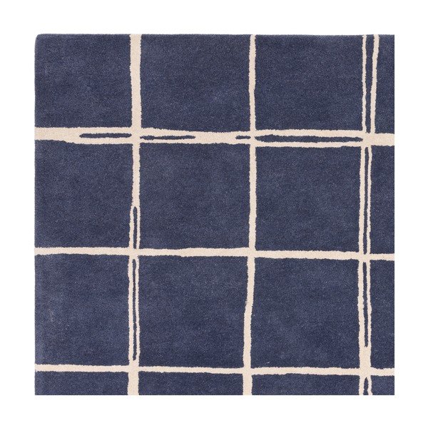 Zils ar rokām darināts vilnas paklājs 160x230 cm – Asiatic Carpets-image-4