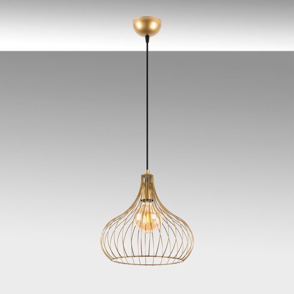 Piekaramā lampa ar metāla abažūru ø 22 cm Teldemia – Opviq lights-image-4