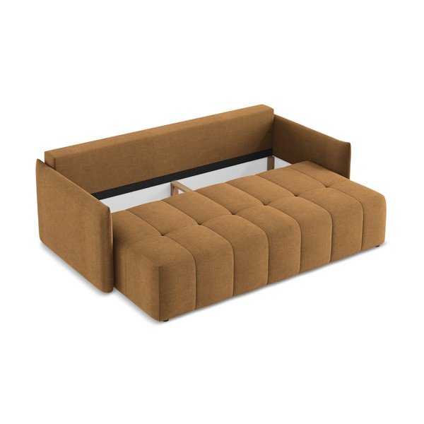 Terakotas oranžs salokāms/ar uzglabāšanas vietu dīvāns 225 cm Moku – Makamii-image-4