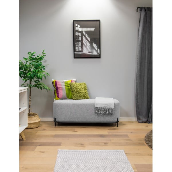 Pelēks pufs Tenzo Harry, platums 122 cm-image-1