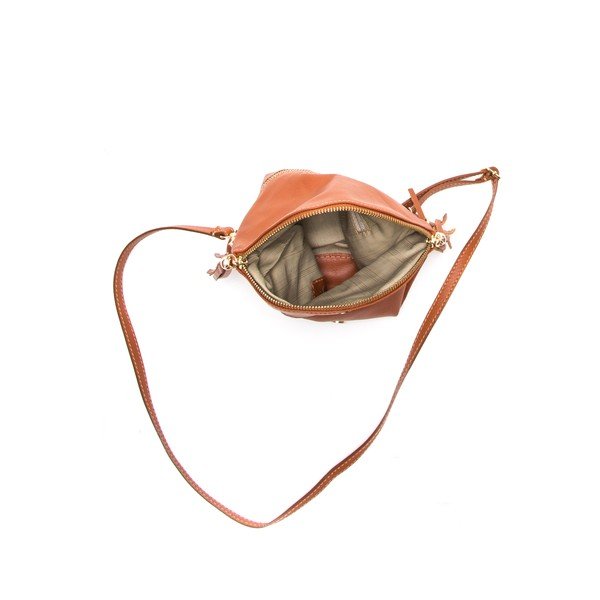 Ādas rokassoma Anna Luchini 202 Cognac-image-3