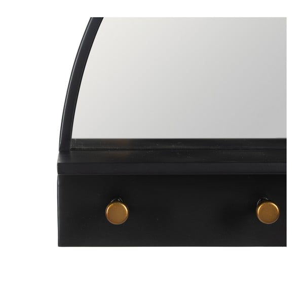 Sienas spogulis ar pakaramo 69x43 cm – Ixia-image-3