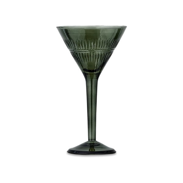 4 zaļu pārstrādāta stikla kokteiļu glāžu komplekts Nkuku Mila