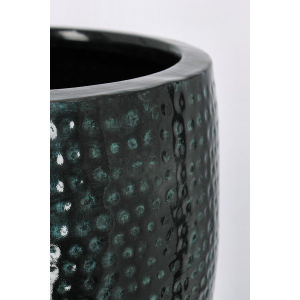 Metāla/emaljēti ar rokām radīti puķu podi (2 gab.) ø 45 cm Nirad – Bizzotto-image-3