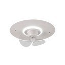 Matēti balta LED griestu lampa Nybro – Reality