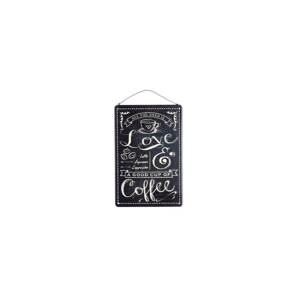 Piekaramais uzraksts Love Coffee, 30x20 cm