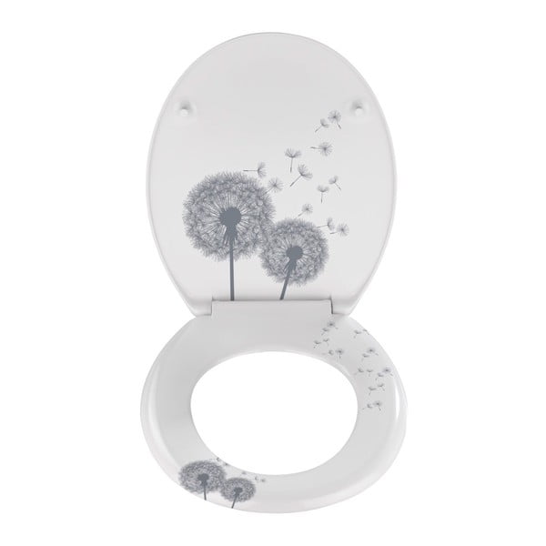 Tualetes poda sēdeklis ar vieglu aizvēršanu Wenko Astera, 45 x 37,5 cm-image-1
