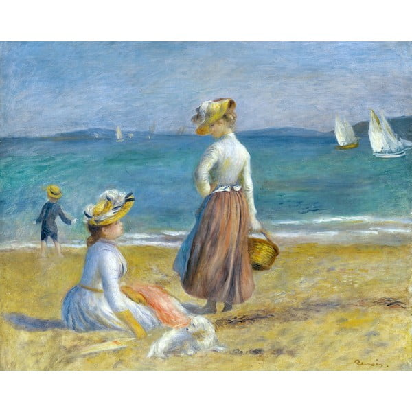 Gleznas reprodukcija Auguste Renoir – Figures on the Beach, 50 x 40 cm
