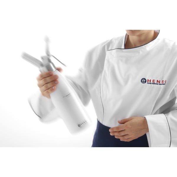 Balta alumīnija putukrējuma pudele Hendi Kitchen Line, 500 ml-image-4